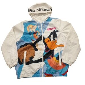 Vintage Space Jam A New Legacy Members Only Lightweight Windbreaker Jacket M